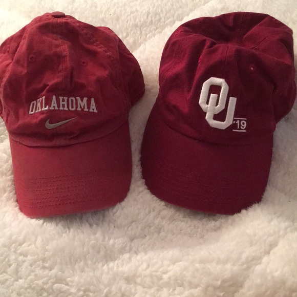 Nike Other - Oklahoma University baseball hat x2